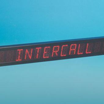 L748 Large LED Intercall Nurse call clearly displayed several environments
